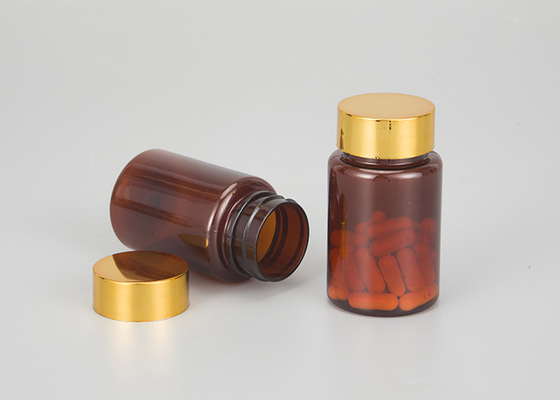 Medicina Brown Amber Pharmaceutical Pill Capsule Bottle con il cappuccio della prova del bambino