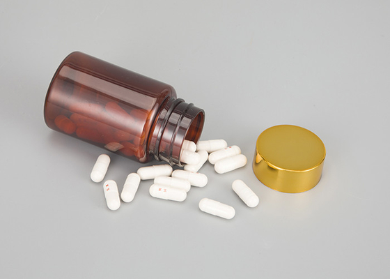 Medicina Brown Amber Pharmaceutical Pill Capsule Bottle con il cappuccio della prova del bambino