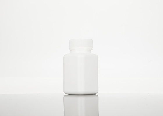 la medicina quadrata di plastica vuota dell'HDPE 100ml imbottiglia riutilizzabile