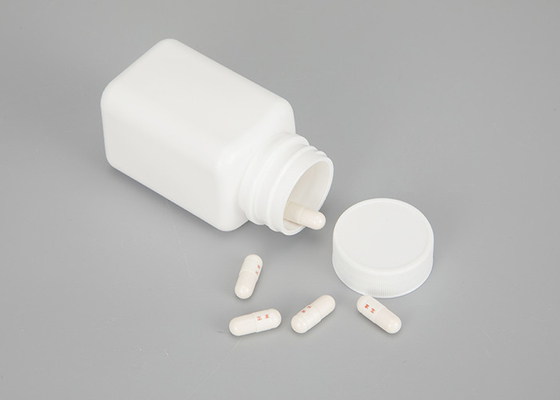 la medicina quadrata di plastica vuota dell'HDPE 100ml imbottiglia riutilizzabile