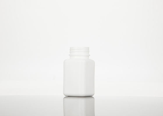 la medicina quadrata di plastica vuota dell'HDPE 100ml imbottiglia riutilizzabile