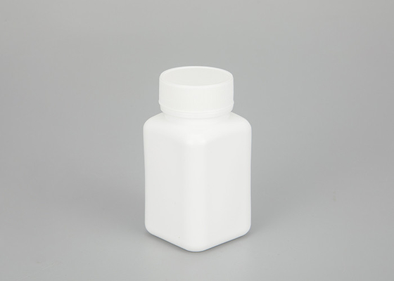 la medicina quadrata di plastica vuota dell'HDPE 100ml imbottiglia riutilizzabile