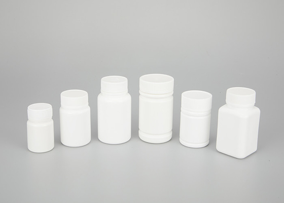 Bottiglie di plastica vuote bianche della medicina con il coperchio a vite 30ml 60ml 100ml