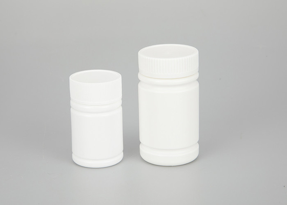 Bottiglie di pillola di plastica del coperchio a vite 60ml 120ml bianche per il prodotto chimico della medicina