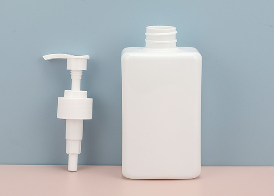 Bottiglia senz'aria della pompa dell'animale domestico della lozione del contenitore dello sciampo bianco su ordinazione di plastica di compressione 330ml