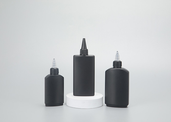 bottiglia di plastica dell'applicatore dell'olio del tappo superiore di torsione di compressione della bottiglia di inchiostro del tatuaggio dell'animale domestico del nero di 60 120 ml