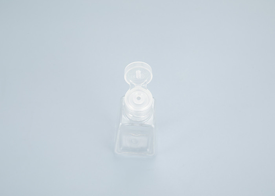piccola bottiglia antibatterica del gel del prodotto disinfettante della mano dell'ANIMALE DOMESTICO 30ml con il gel del silicone trapezoidale