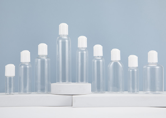 la plastica del giro di 0.5oz 1oz 2oz 3oz 4oz Cosmo imbottiglia il chiaro ANIMALE DOMESTICO con il cappuccio del disco della stampa