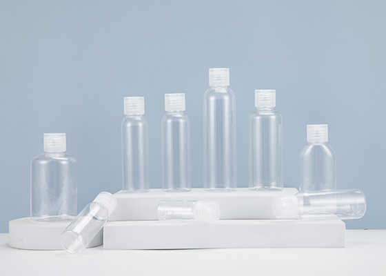 contenitore trasparente della bottiglia dell'ANIMALE DOMESTICO di plastica vuoto di 1oz 2oz 3oz 4oz con Flip Cap