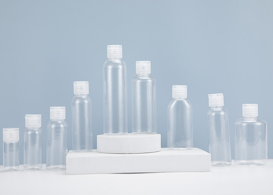 contenitore trasparente della bottiglia dell'ANIMALE DOMESTICO di plastica vuoto di 1oz 2oz 3oz 4oz con Flip Cap