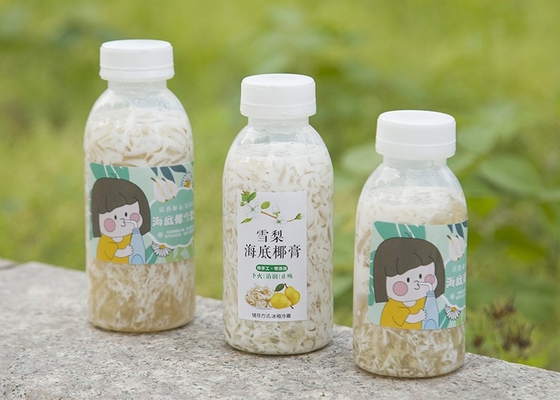 350ml pp mungono le bottiglie di plastica di riempimento a caldo resistente ad alta temperatura delle bottiglie del tè