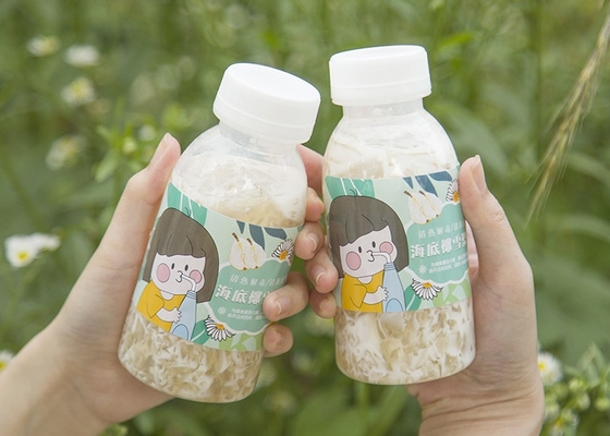 il tè del latte di soia di 400ml 14oz imbottiglia il quadrato termoresistente Juice Bottle Juicy di plastica