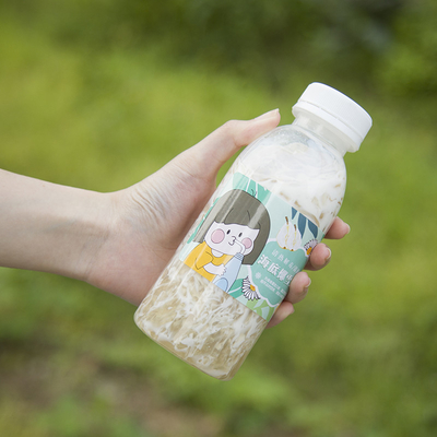 Bottiglia per tè a bolla di 250 ml di dimensioni medie personalizzata