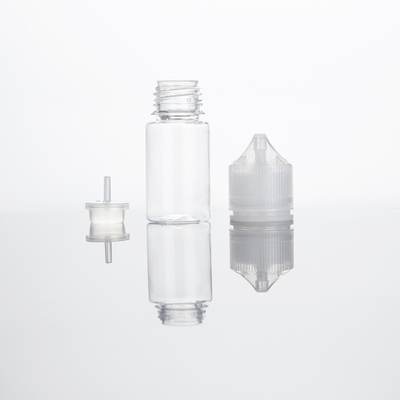 PET 15ml 30ml V3 E Liquid Bottle Bottiglie rotonde con coperchio a prova di manomissione per bambini