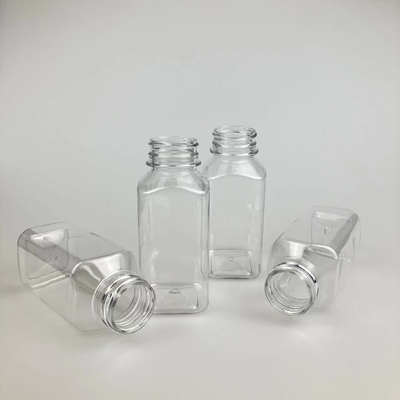 Bottiglie di succo di plastica vuote personalizzate 250ml 2oz