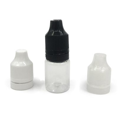 Bottellino di 5 ml in PET con anello a prova di manomissione