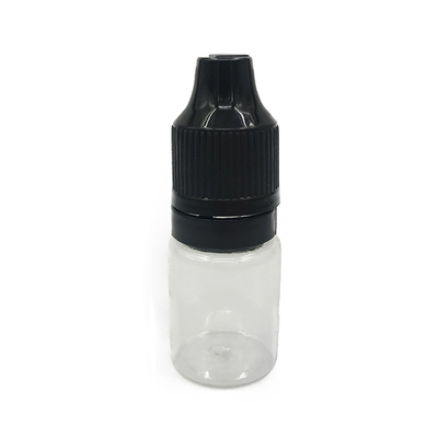 Bottellino di 5 ml in PET con anello a prova di manomissione