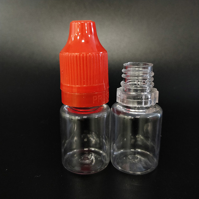 Bottellino di 5 ml in PET con anello a prova di manomissione