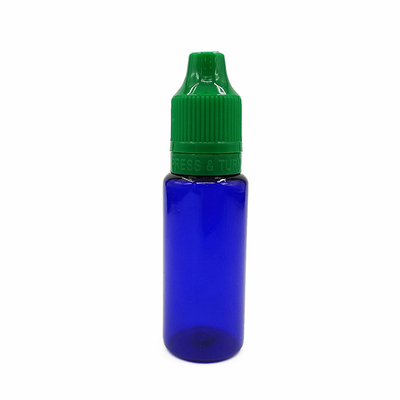 10 ml/0.34 oz Squeezable PET Plastic Dropper Bottles