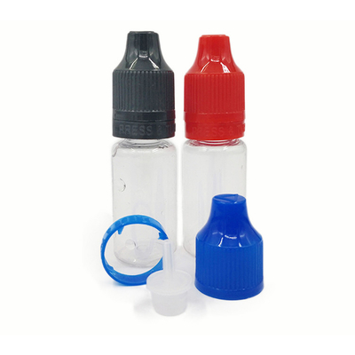 10 ml/0.34 oz Squeezable PET Plastic Dropper Bottles