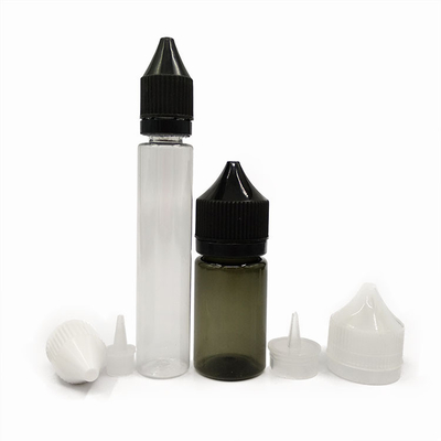 30 ml Bottiglia di succo E corta o lunga Bottiglia di plastica PET
