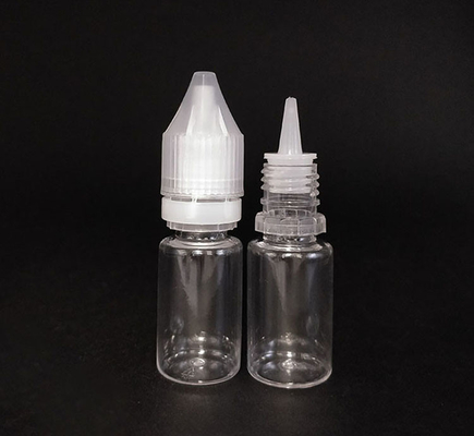 0 ml Bottiglie di plastica per gocciolanti per occhi liquidi schiacciati in massa Bottiglie per gocciolanti per occhi liquidi con tappi Bottiglia ricaricabile trasparente per liquidi olio