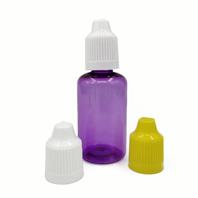 Bottiglie di plastica per goccioline da 30 ml Bottiglie per goccioline di liquido per occhi da spremere con tappi a prova di perdite