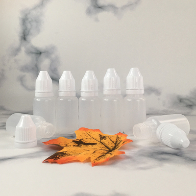 Bottiglie di plastica per gocciolante con tappo a vite che sigillano per la distribuzione controllata