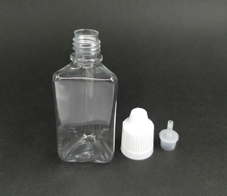 Bottiglia di plastica PET a forma triangolare da 30 ml con punta di gocciolante