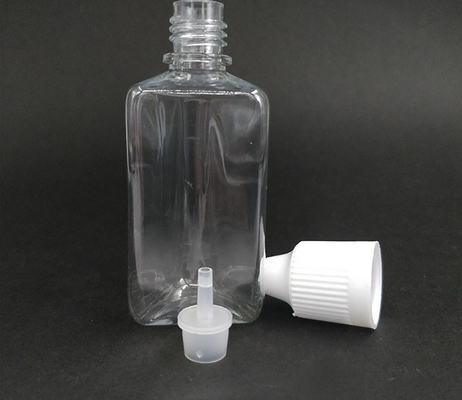 Bottiglia di plastica PET a forma triangolare da 30 ml con punta di gocciolante