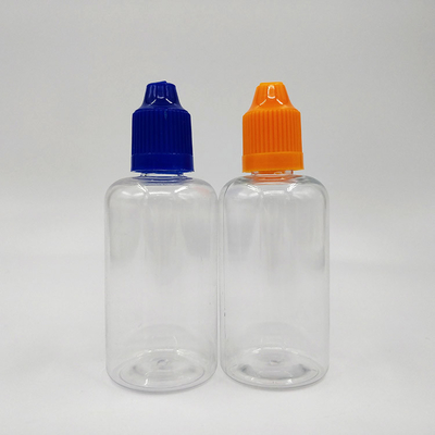 Materiale PET da 50 ml con tappo in PP Bottiglie di plastica per goccioline