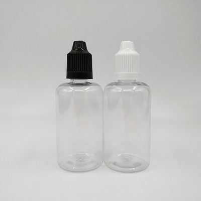 Materiale PET da 50 ml con tappo in PP Bottiglie di plastica per goccioline