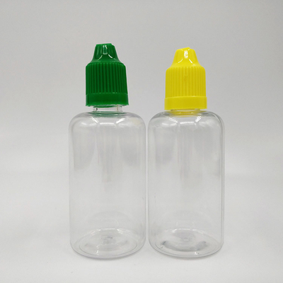 Materiale PET da 50 ml con tappo in PP Bottiglie di plastica per goccioline