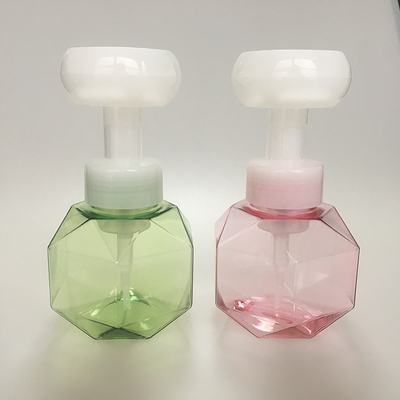Bottiglia bianca da 50 ml con logo stampato per la superficie della mano