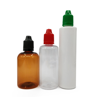 Bottiglie di plastica personalizzate da 60 ml con tappo appuntito