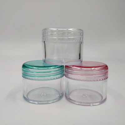Bottine di plastica vuote da 20 g a 50 g di alta qualità con coperchio per imballaggi cosmetici