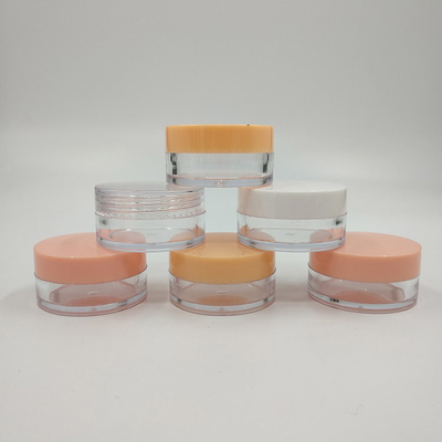 Vaso cosmetico in plastica personalizzato 10ml 15ml 30ml 60ml 80ml 100ml 120ml 150ml Superficie liscia