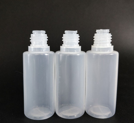 Bottiglie di plastica per goccioline con superficie liscia