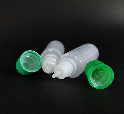 Bottiglie di plastica per goccioline con superficie liscia