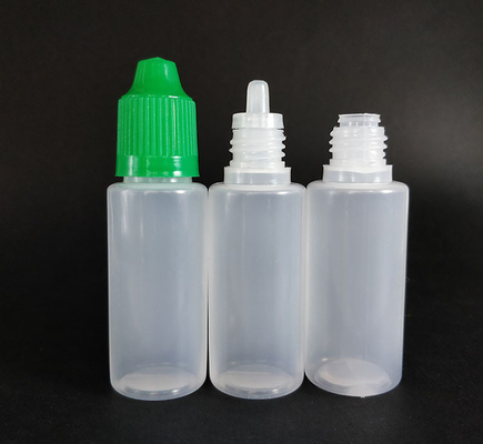 Bottiglie di plastica per goccioline con superficie liscia