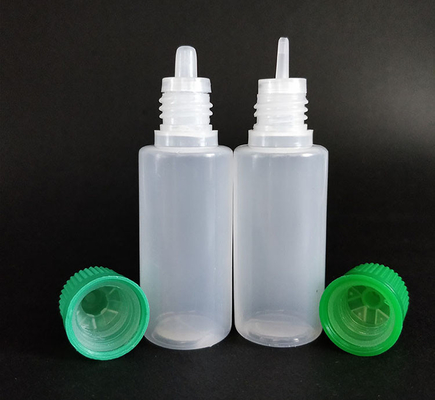 Bottiglie di plastica per goccioline con superficie liscia