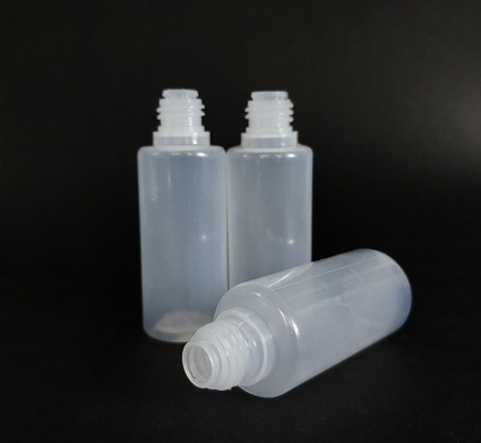 Personalizza le bottiglie di plastica in nero trasparente con tappo a vite