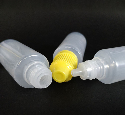 Personalizza le bottiglie di plastica in nero trasparente con tappo a vite