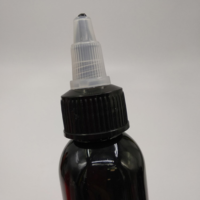 Dispositivi di etichetta personalizzati Bottiglie di plastica a vite per imballaggi liquidi