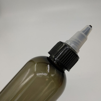 Stampa personalizzata di piccole bottiglie di plastica da 70 ml con tappi a vite