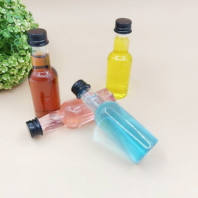 Raccomando 50ml PET Bottiglia di Plastica Succo Succhi Naturali Logo sulle bottiglie Etichette personalizzate Per le bottiglie di succo In magazzino