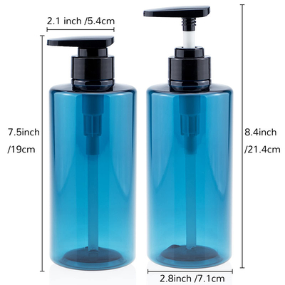 Bottiglie di lozione di plastica bianca con materiale di tappo di plastica elettroplata UV e varietà di plastica PMMA