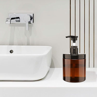 Contenitori di crema polimerica con tappo elettroplata in plastica UV trasparenti Adatti a formulazioni sensibili che richiedono protezione UV