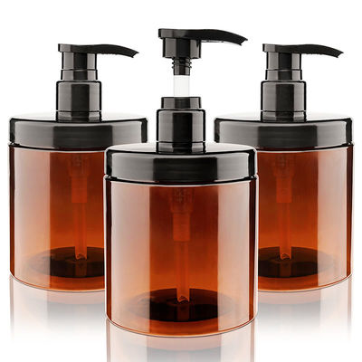 Contenitori di crema polimerica con tappo elettroplata in plastica UV trasparenti Adatti a formulazioni sensibili che richiedono protezione UV