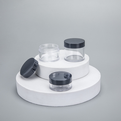 Contenitore vuoto di crema per il viso in plastica 5g 10g 15g 20g vasetto cosmetico con coperchio colorato
